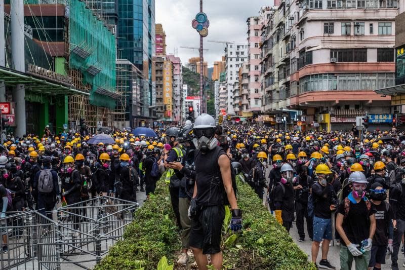 ▲去年香港爆發反送中示威運動，香港自治受到國際社會關注。（圖／翻攝自《紐約時報》）