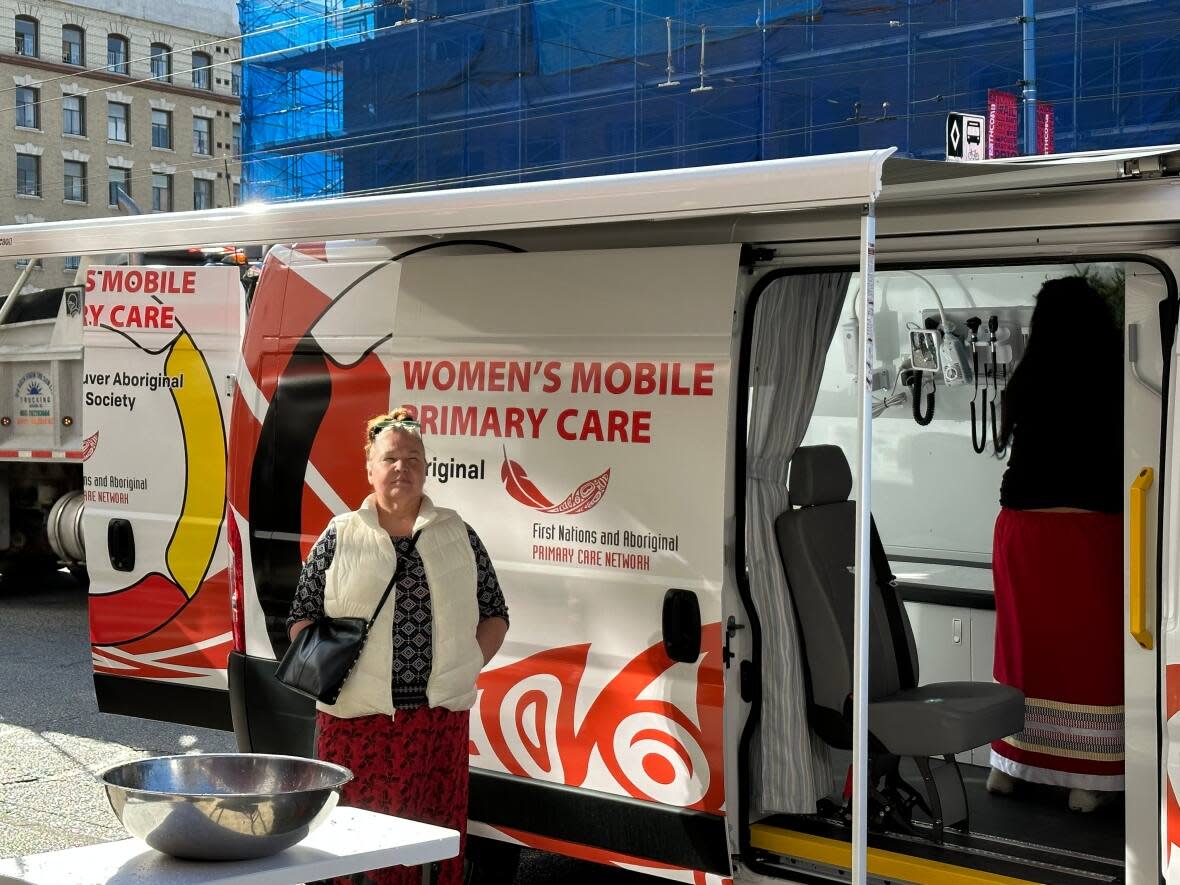 Ruby Ann-Harry said the new mobile health unit van will offer a range of holistic health treatments for the Indigenous community.  (Yasmin Gandham - image credit)