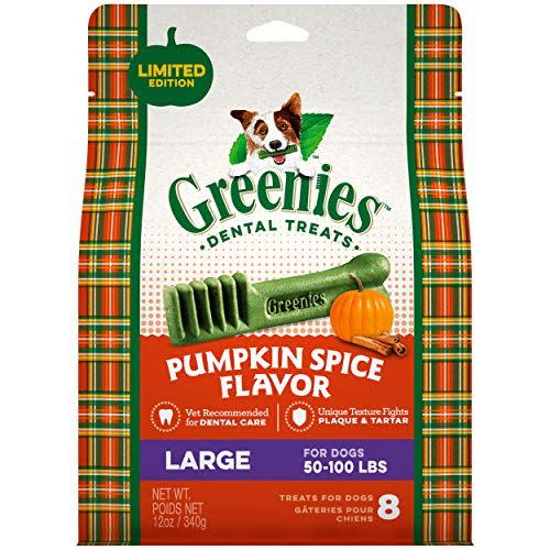 Bonus For The Dogs: Greenies Pumpkin Spice Treats