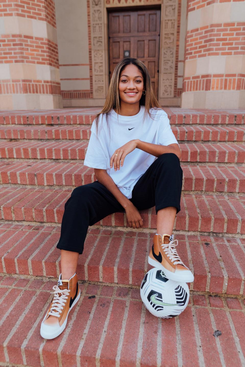 UCLA's Reilyn Turner becomes the first student-athlete to sign with Nike in name, image and likeness sponsorship deal.