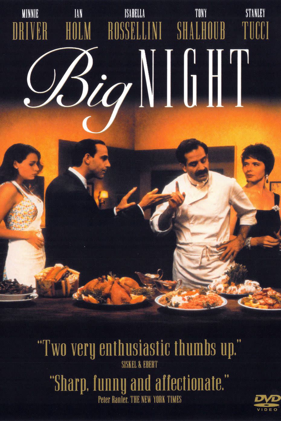 'big night' dvd