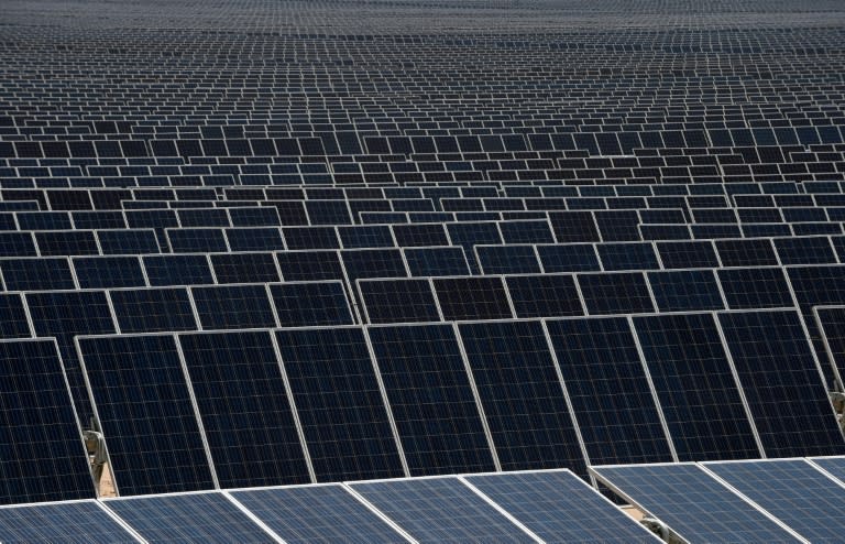 The Villanueva photovoltaic (PV) power plant operated by Italian company Enel Green Power in the desert near Villanueva, a town located in the municipality of Viesca, Coahuila State, Mexico