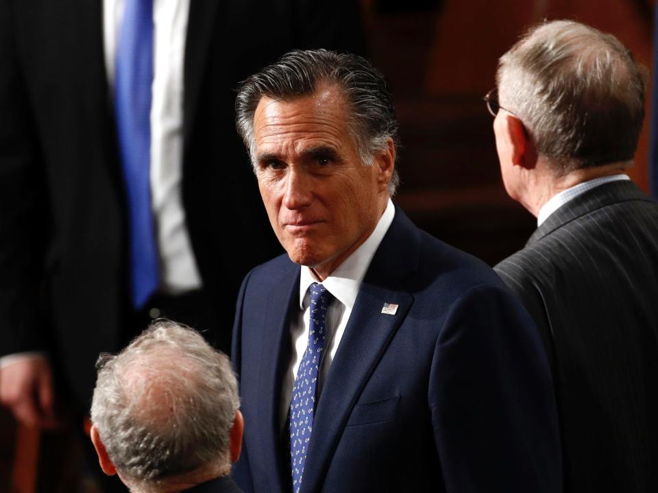 Sen. Mitt Romney on February 4, 2020.