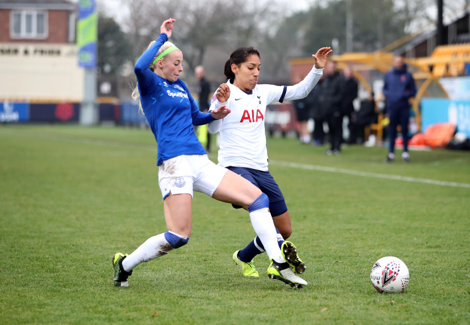 Everton's Chloe Kelly in action / Action Images via Reuters/Molly Darlington