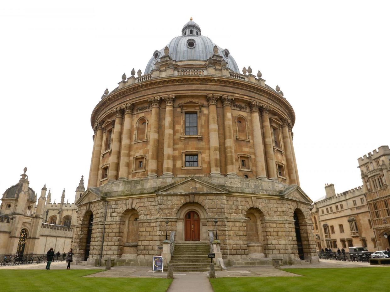 The Radcliffe Camera, part of Oxford University: PA