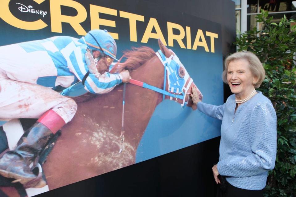 Secretariat owner Penny Chenery appeared at the world premier of Disney’s “Secretariat” at the El Capitan Theatre in Hollywood in 2010. Chenery died in 2017.