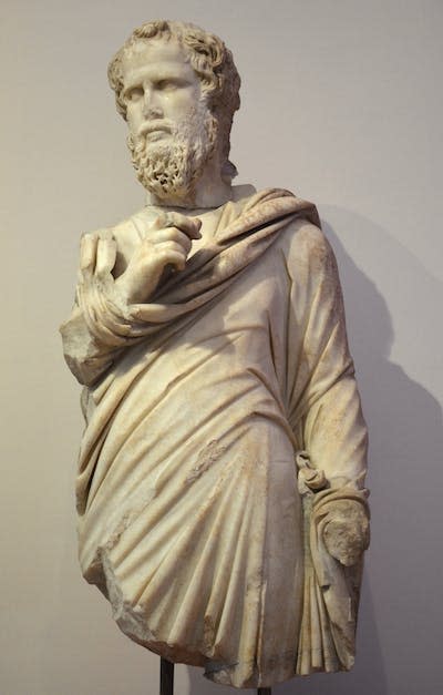 Portrait of a Sophist teacher from the ancient Greek city of Smyrna, which is now the Turkish city of Izmir. <a href="https://commons.wikimedia.org/wiki/File:Portrait_of_a_sophist_%28a_teacher_of_philosophy_and_rhetoric%29,_from_Smyrna,_AD_193%E2%80%93211,_Izmir_Museum_of_History_and_Art,_Turkey_%2845300180414%29.jpg" rel="nofollow noopener" target="_blank" data-ylk="slk:Carole Raddato/Izmir Museum of History and Art/Wikimedia Commons;elm:context_link;itc:0;sec:content-canvas" class="link ">Carole Raddato/Izmir Museum of History and Art/Wikimedia Commons</a>