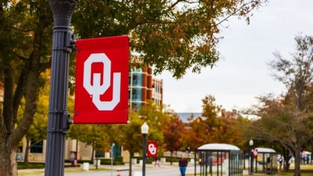 University of Oklahoma banner.