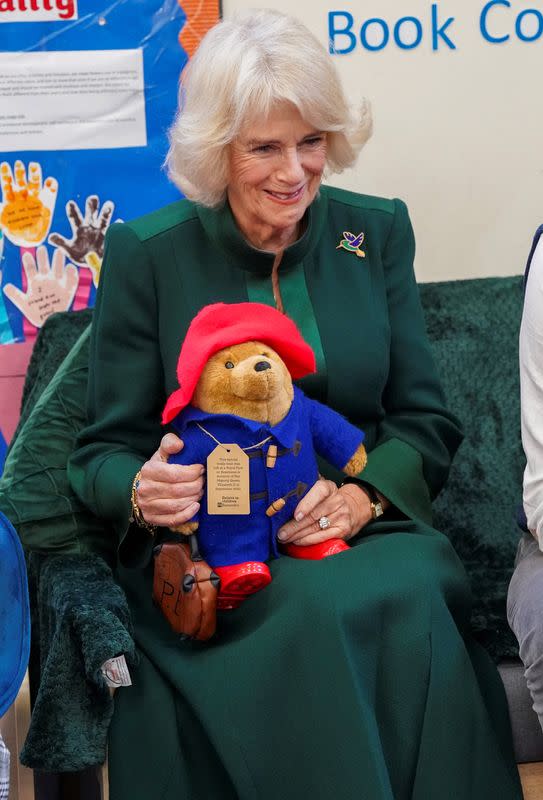 Camilla, the Queen consort, visits Barnardo's Nursery in Bow, London