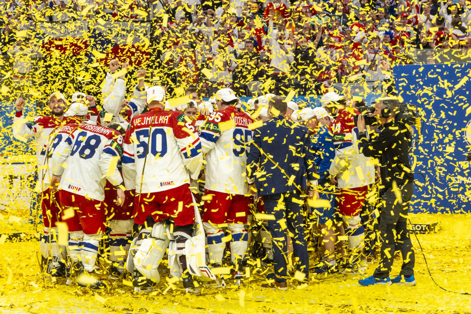 Winning a world championship on home soil is pretty epic. (Jari Pestelacci/Eurasia Sport/Getty Images)