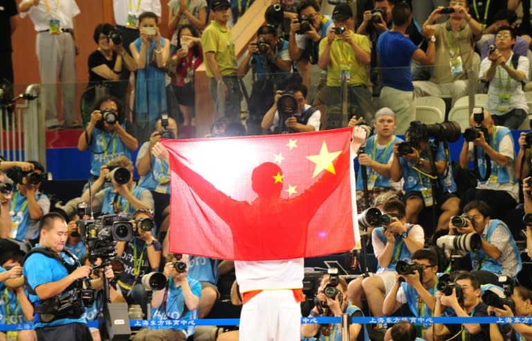A host of Chinese swimmers failed doping tests before the Tokyo Olympics, according to The New York Times (Mark RALSTON)