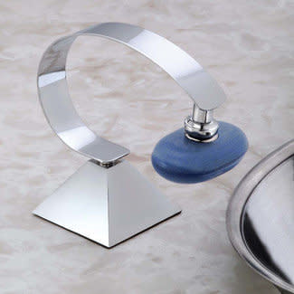 Magnetic Soap Holder, $24.45 at <a href="http://www.wayfair.com/Taymor-Industries-Inc.-Deluxe-Magnetic-Soap-Holder-with-Pyramid-Base-02-D2236-TYM1015.html" target="_blank">Wayfair</a>