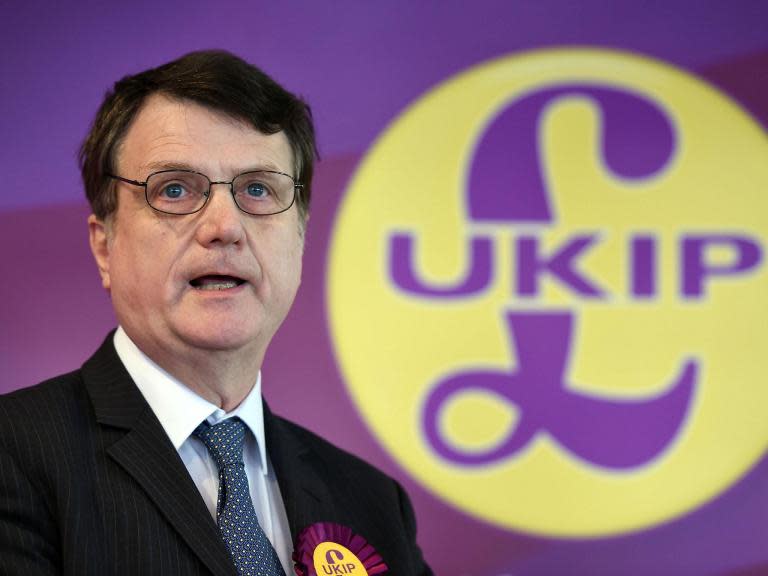 Ukip leader Gerard Batten defends party candidate's rape tweet as 'satire'