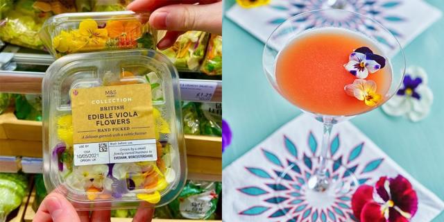 Exciting Cocktails with Edible Flowers!