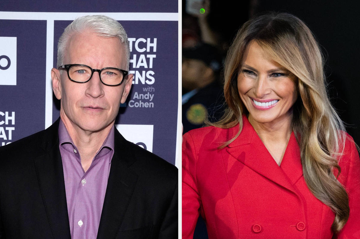 Anderson Cooper apologized multiple times on-air for how shocked he was by Melania Trump’s latest social media post