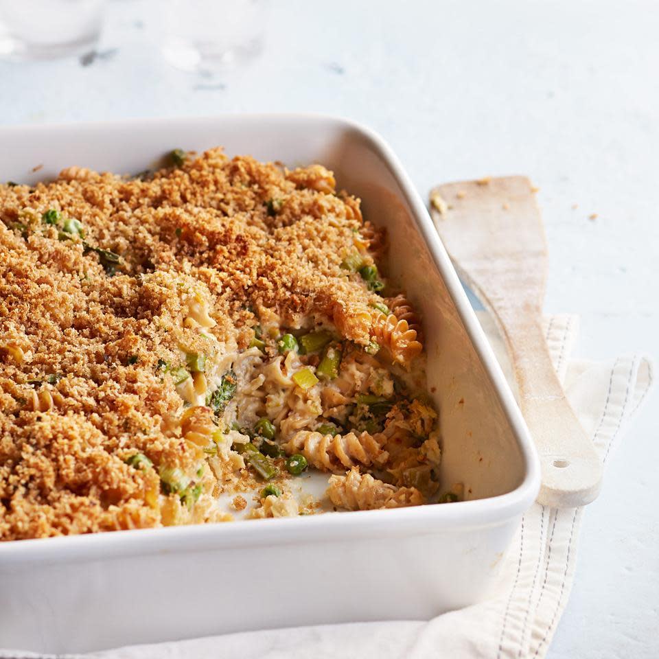 Gruyere, Asparagus & Pea Baked Pasta