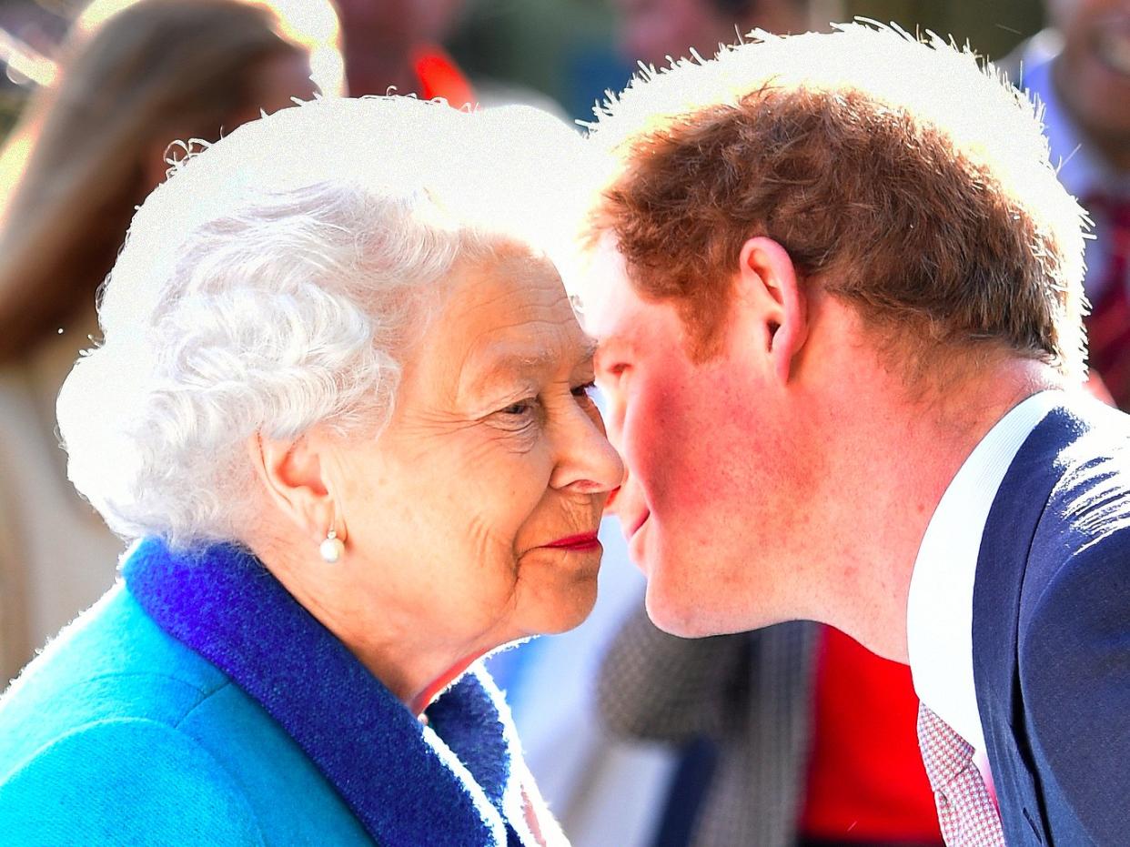 queen elizabeth II prince harry