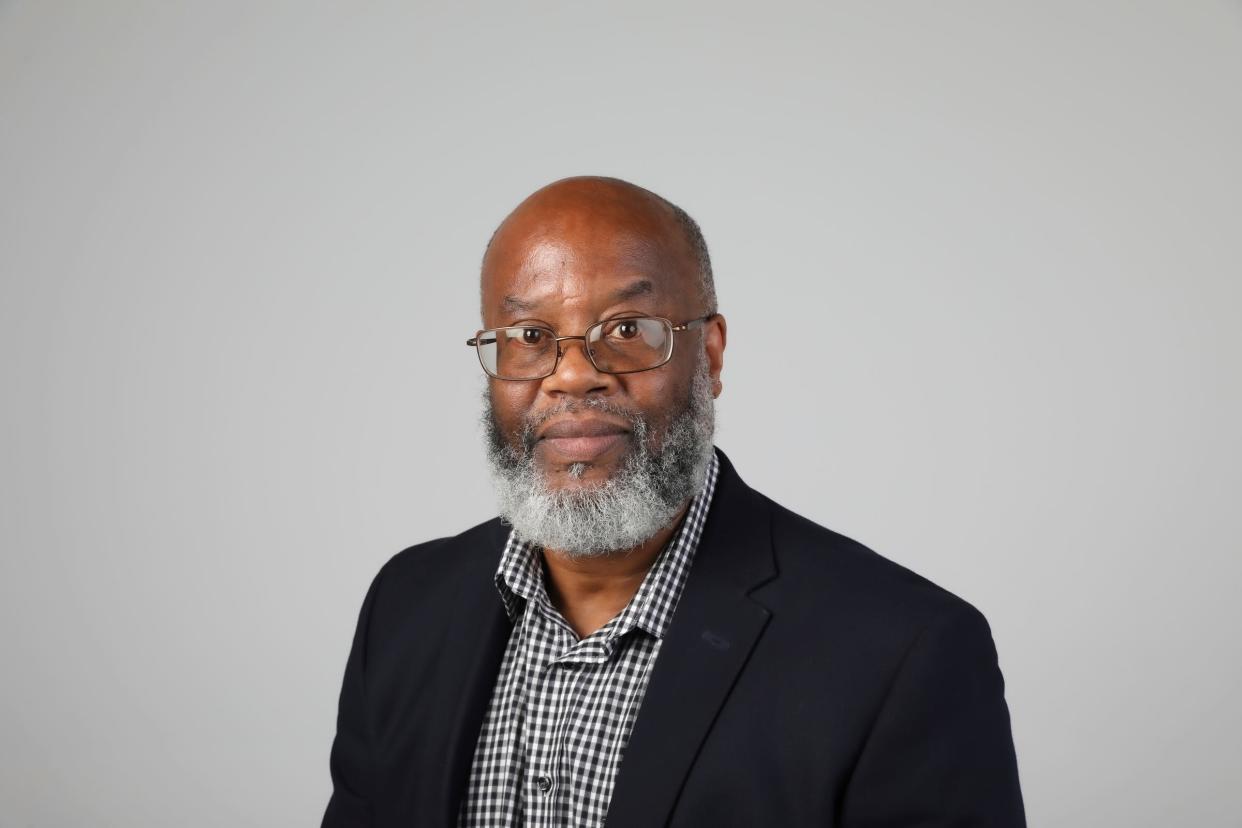 Keith Owens in the Detroit Free Press photo studio in downtown Detroit on Thursday, Oct. 5, 2023.