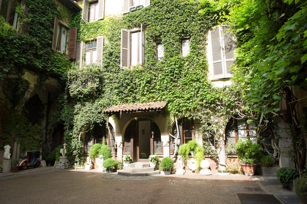 Leonardo da Vinci's home, Casa Atellani, in Milan. (Villa Elio/AGF/Universal Images Group via Getty Images file)