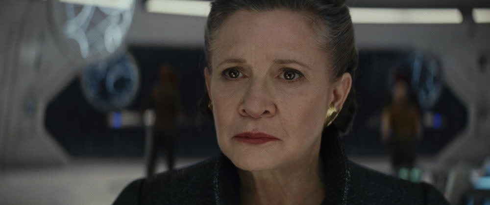 File under not surprising at all: Carrie Fisher actually rewrote some of “The Last Jedi”