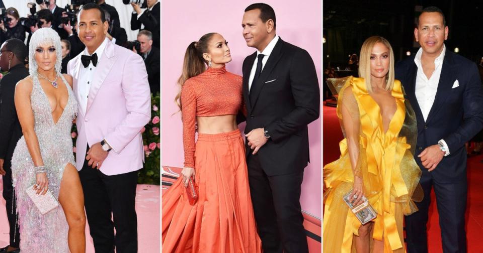 Jennifer Lopez and Alex Rodriguez's Most Iconic Red Carpet Moments
