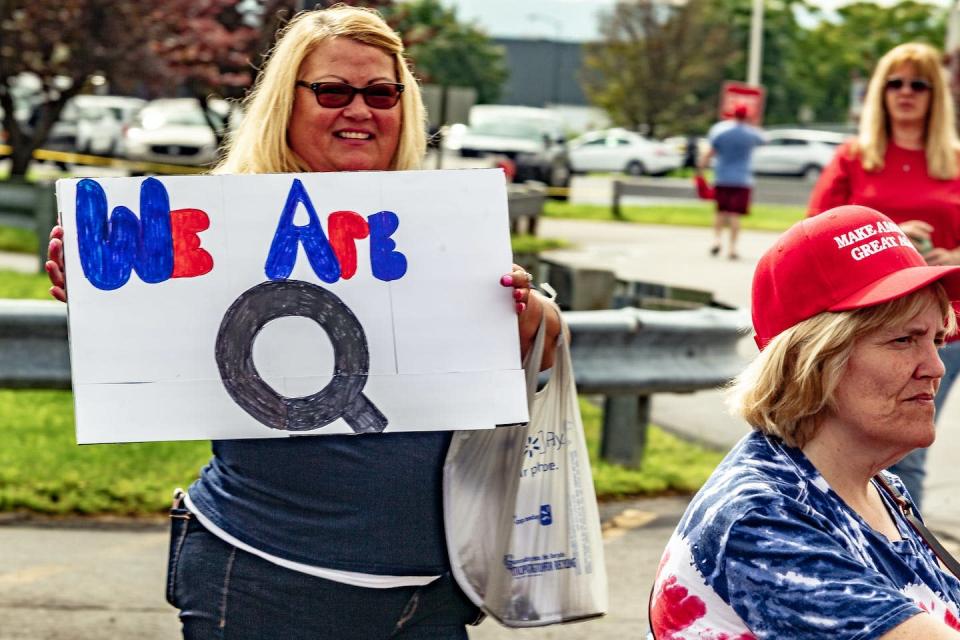 Women were prominent participants in a ‘Make America Great Again’ rally in Wilkes-Barre, Pa. (Shutterstock)