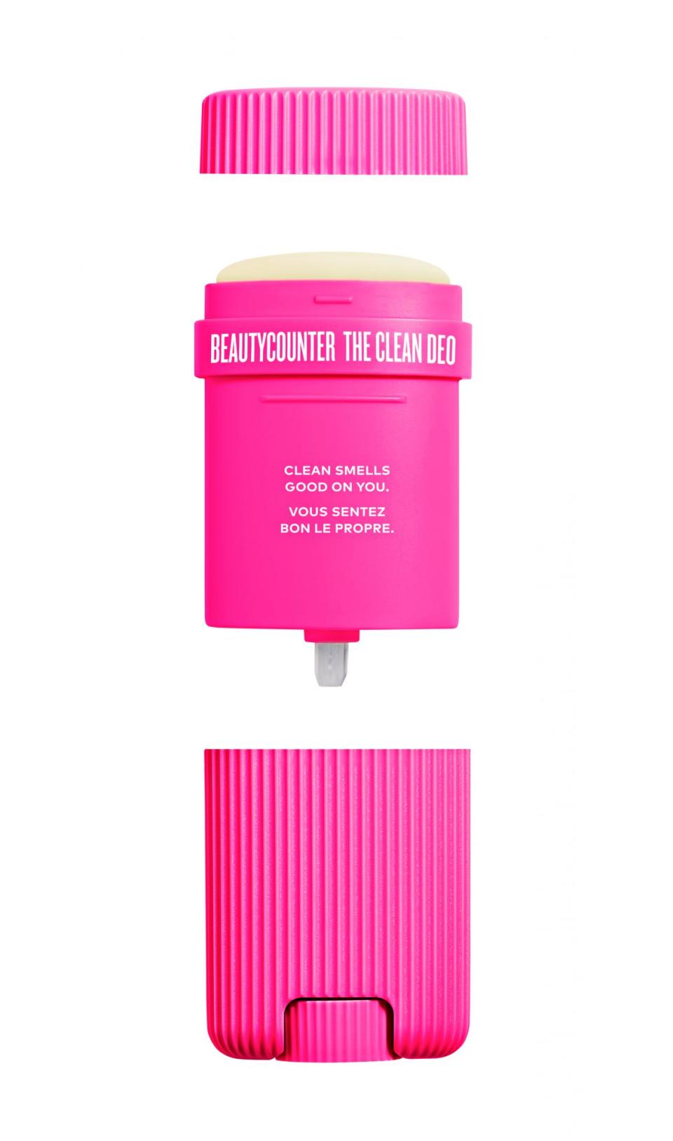 <p>Swap products in single-use packaging for ones that come in reusable containers. Companies are now making refillable versions of everything from mouthwash to this cruelty-free deodorant.</p> <p><strong>Buy It!</strong> Beautycounter the Clean Deo, $28; <a href="https://www.beautycounter.com/product/clean-deo/variant-1760" rel="nofollow noopener" target="_blank" data-ylk="slk:beautycounter.com;elm:context_link;itc:0;sec:content-canvas" class="link ">beautycounter.com</a></p>