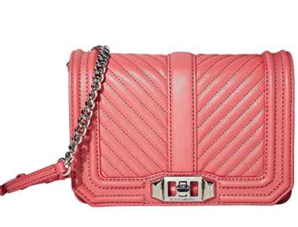 Rebecca Minkoff Chevron Quilted Small Love Cross Body Bag