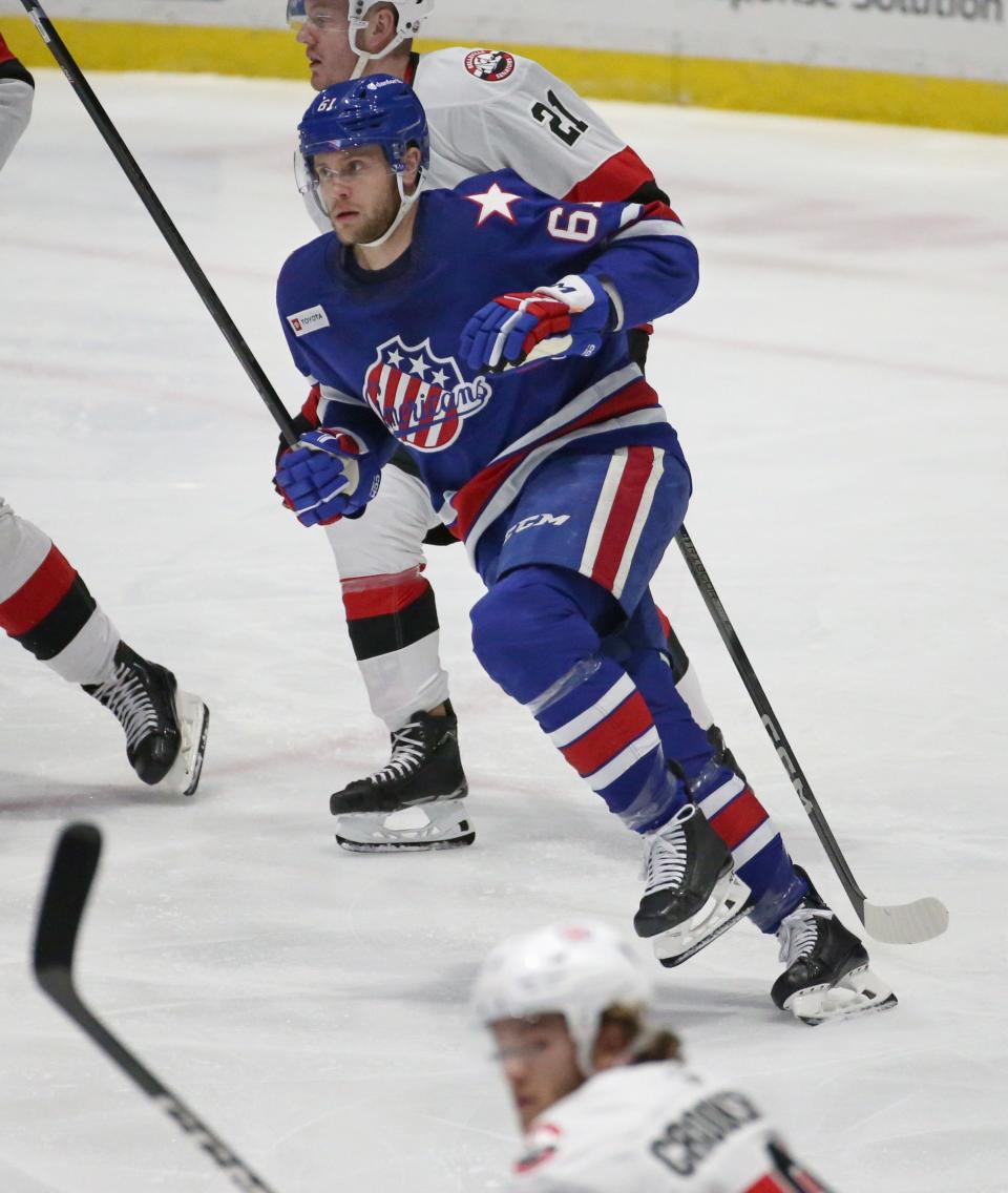 The Amerks will be without injured defenseman Riley Stillman, possibly for a couple weeks.