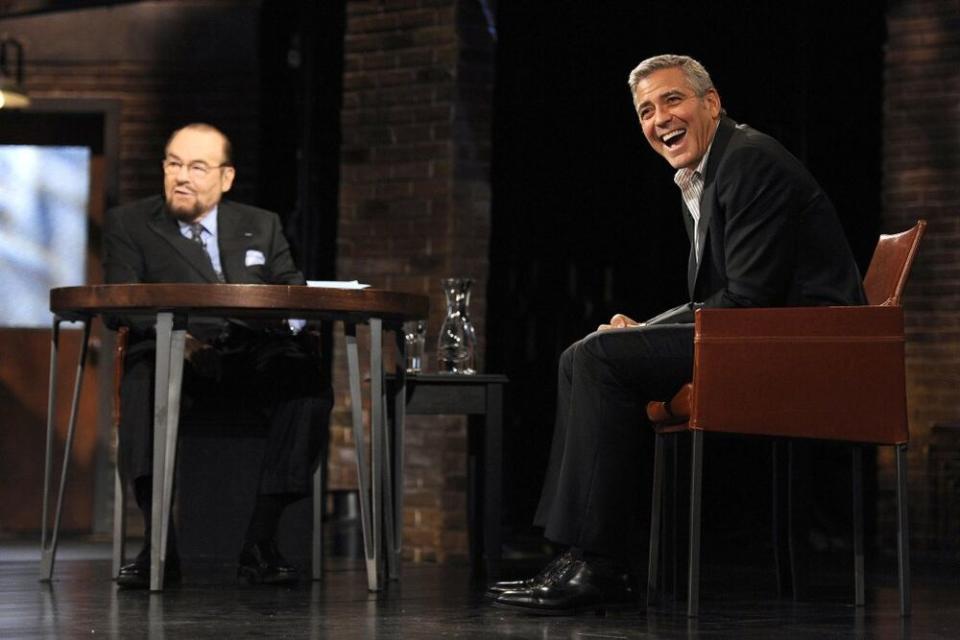 James Lipton and George Clooney | Anthony Behar/Bravo/NBCU Photo Bank