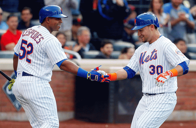 Michael Conforto and Yoenis Cespedes