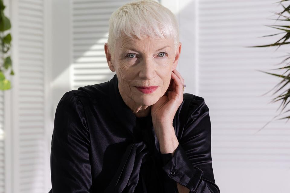 LOS ANGELES, CA MAY 18: Portrait of Annie Lennox in her music studio in Los Angeles, CA on May 18, 2022. (Photo by Jessica Pons for The Washington Post via Getty Images)