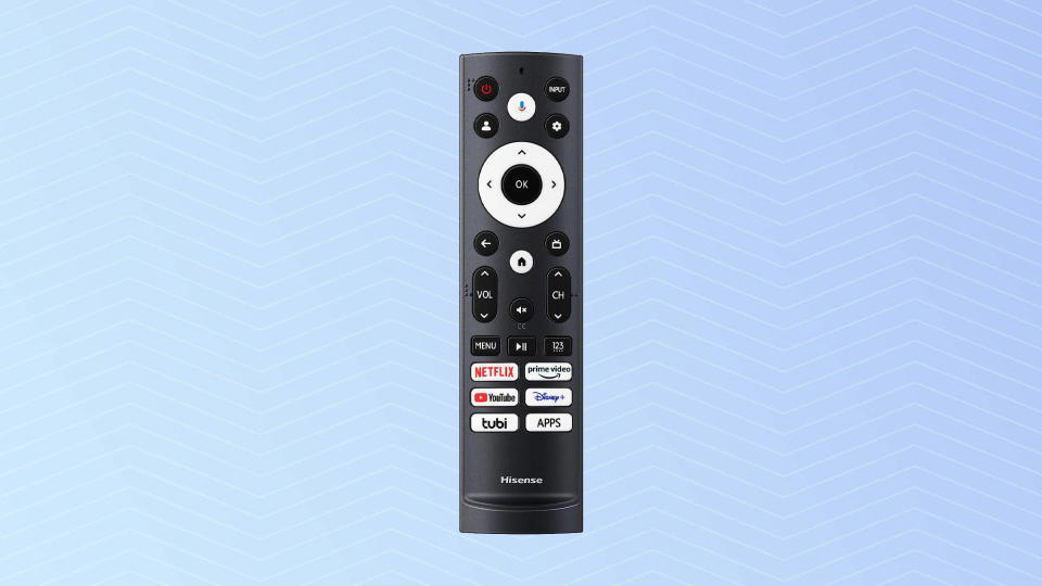 Hisense U8K Mini-LED Google TV remote