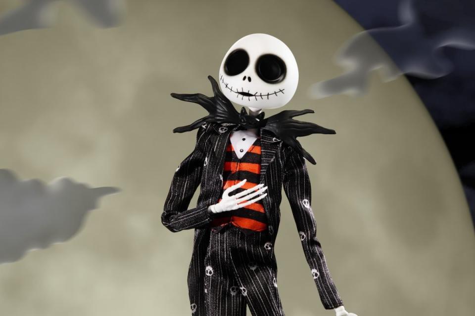 Monster High Skullector Series adds Nightmare Before Christmas Jack Skellington close up