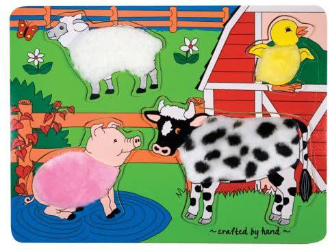 Melissa & Doug Fuzzy Farm Puzzle