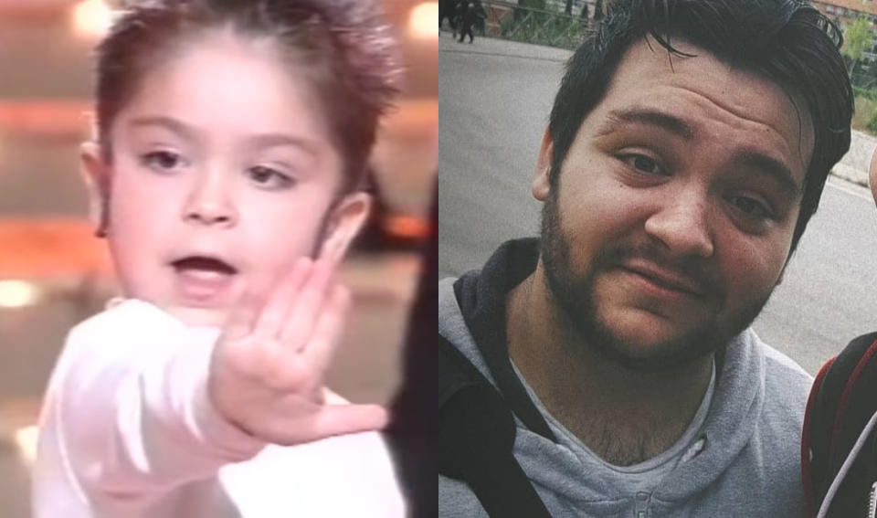 Raulito, antes y después