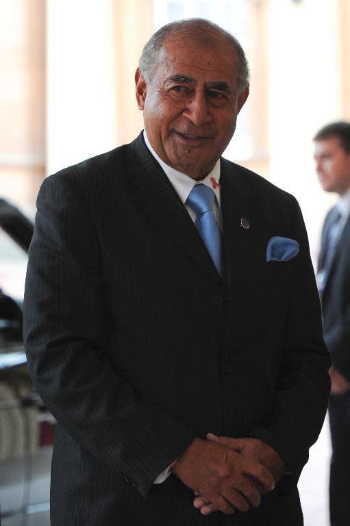 President of Fiji, Epeli Nailatikau, pictured during a visit to London, on July 27, 2012