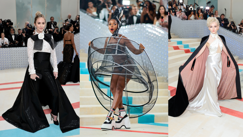 Black and white were the color combo du jour on the 2023 Met Gala red carpet.