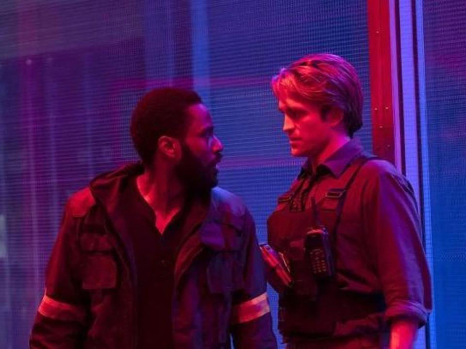 John David Washington and Robert Pattinson in ‘Tenet’ (Warner Bros Pictures)