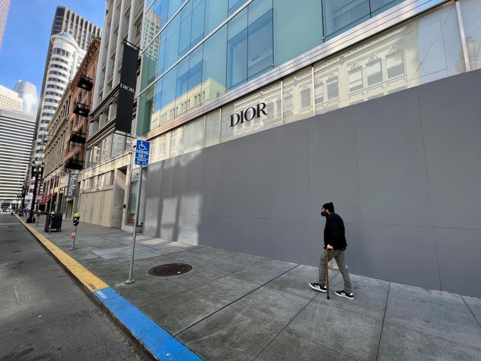 San Francisco retail crime causes stores to board up windows