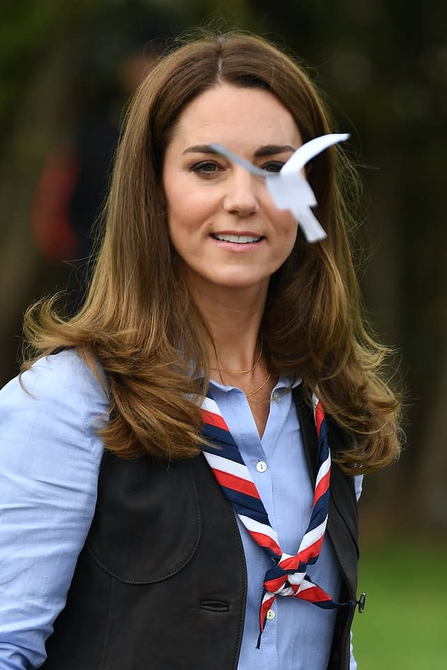 Duchess of Cambridge visits Scouts