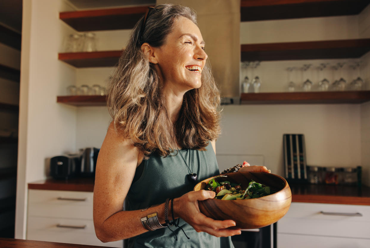 Eating a high protein diet during menopause can have health benefits. (Getty Images)