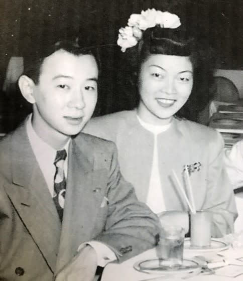 Undated handout photo of Louis Moore and his wife, Nellie.