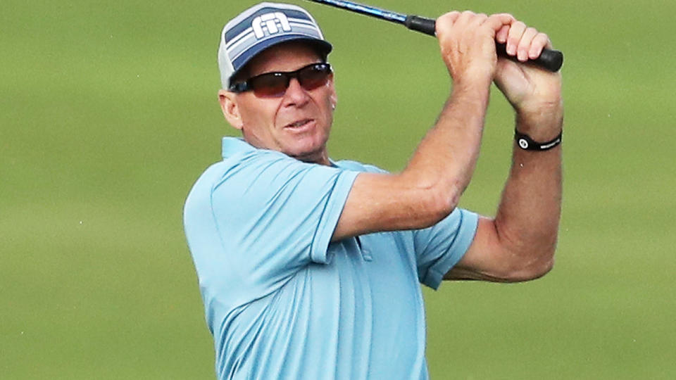 Sam Newman, pictured here at the World Cup of Golf in 2016. 