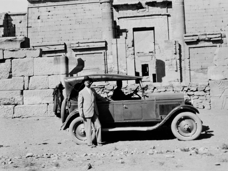 Tourist At Karnak