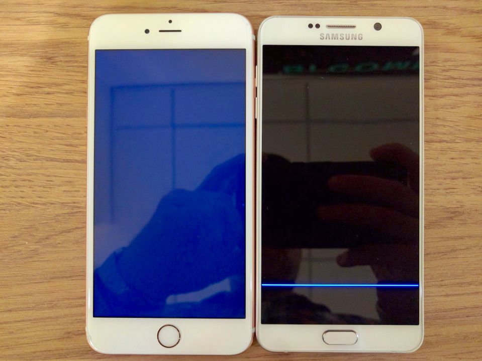 iphone screen vs samsung screen lcd vs oled