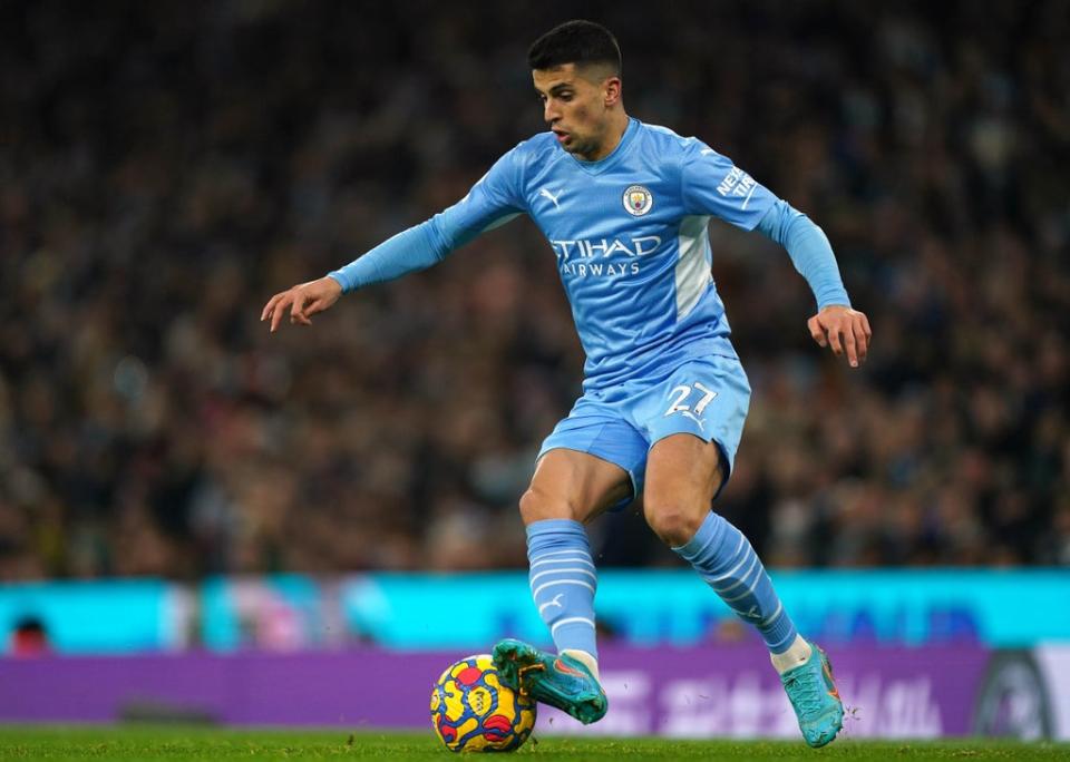 Joao Cancelo sits top of the Premier League passing charts (Mike Egerton/PA) (PA Wire)