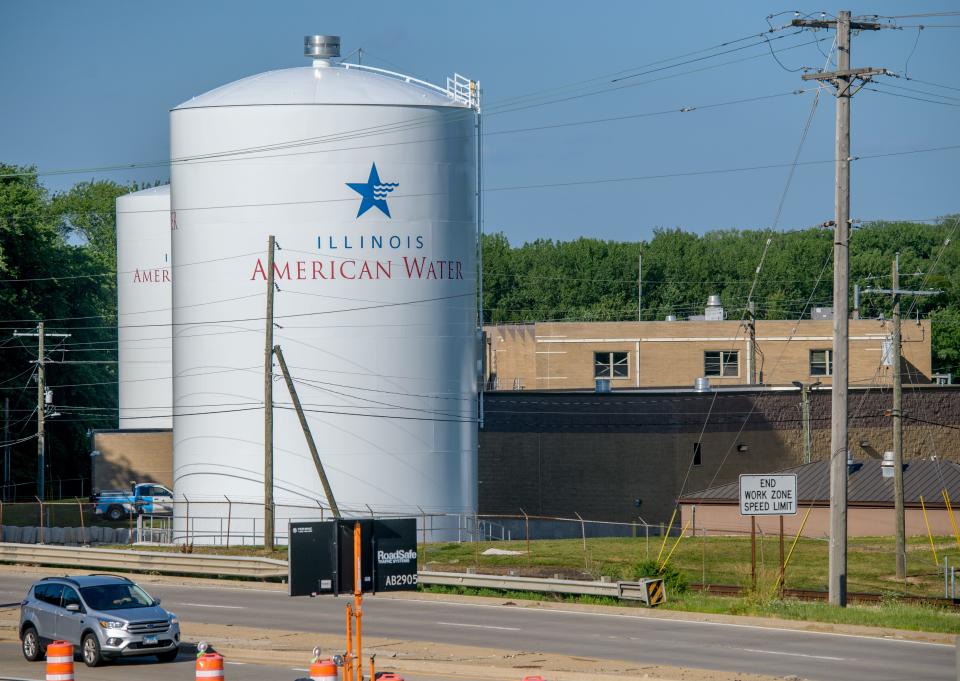 The Illinois American Water facility at 100 E. Lorentz Avenue in Peoria.