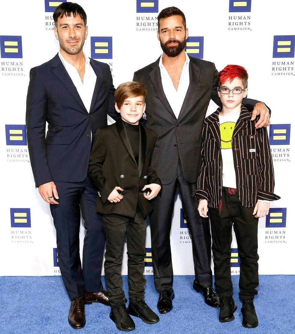 Ricky Martin family