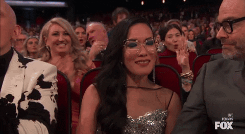 Bill Hader and Ali Wong Kiss 2023 Emmy Awards